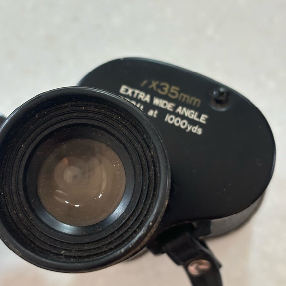 7x35 Extra Wide Angle, Amber Coated Binoculars with Case- Sears 2527 - Picture 5 of 11